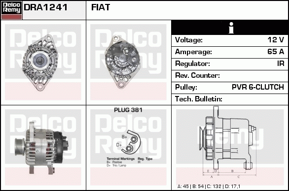 Alternateur Remanufactured REMY (Light Duty)