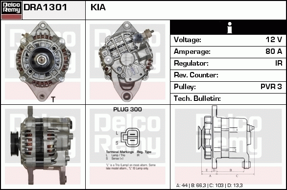 Alternateur Remanufactured REMY (Light Duty)