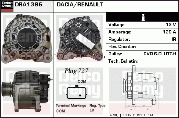 Alternateur Remanufactured REMY (Light Duty)