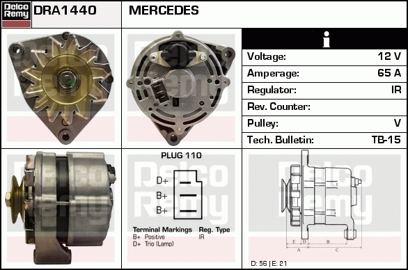 Alternateur Remanufactured REMY (Light Duty)