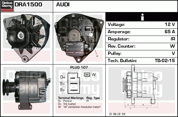 Alternateur Remanufactured REMY (Light Duty)