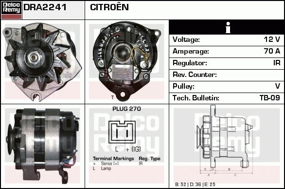 Alternateur Remanufactured REMY (Light Duty)