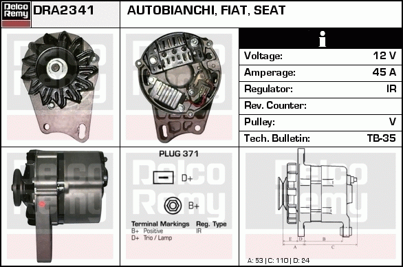 Alternateur Remanufactured REMY (Light Duty)