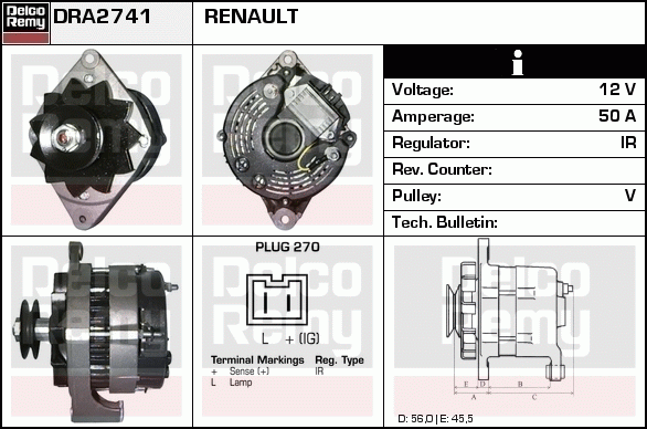 Alternateur Remanufactured REMY (Light Duty)