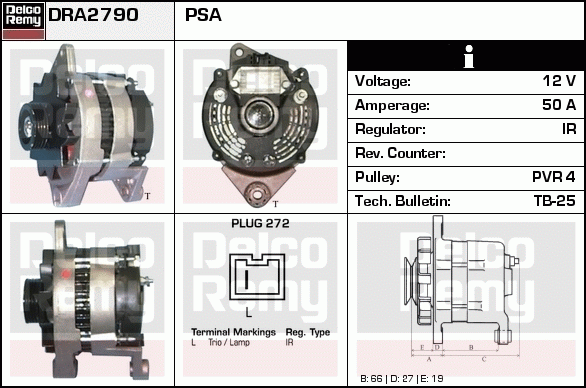 Alternateur Remanufactured REMY (Light Duty)