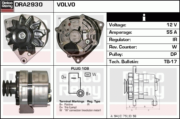 Alternateur Remanufactured REMY (Light Duty)