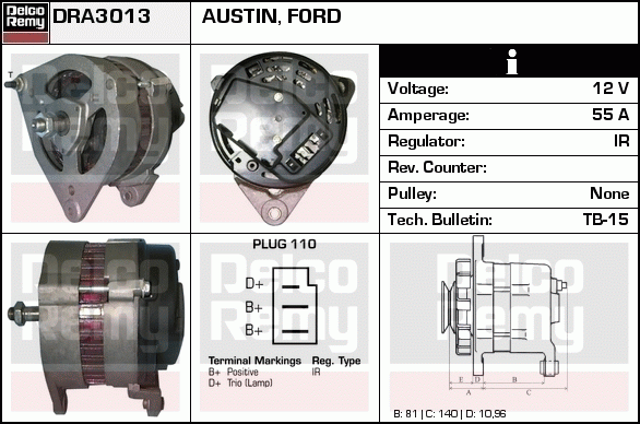 Alternateur Remanufactured REMY (Light Duty)
