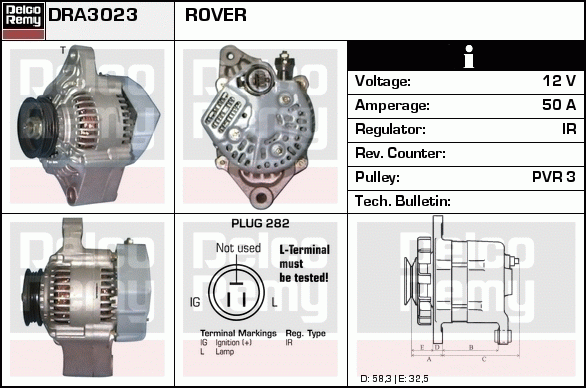 Alternateur Remanufactured REMY (Light Duty)