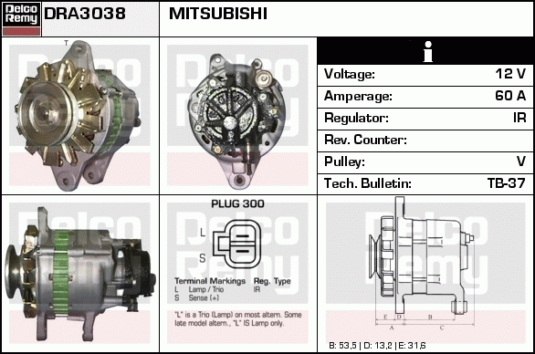 Alternateur Remanufactured REMY (Light Duty)