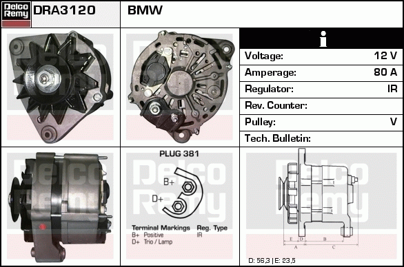 Alternateur Remanufactured REMY (Light Duty)