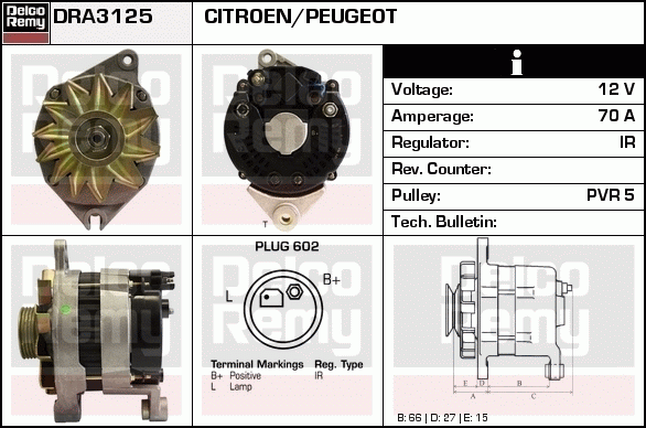 Alternateur Remanufactured REMY (Light Duty)