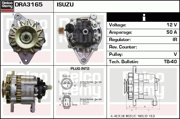 Alternateur Remanufactured REMY (Light Duty)