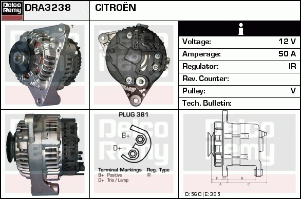 Alternateur Remanufactured REMY (Light Duty)