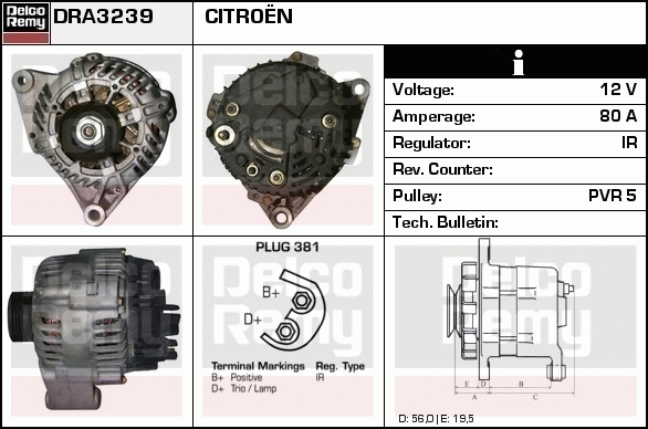 Alternateur Remanufactured REMY (Light Duty)