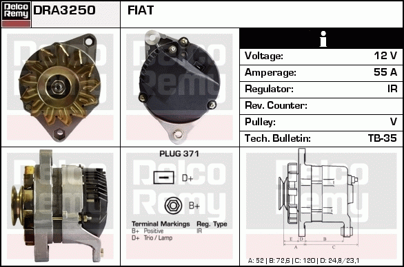 Alternateur Remanufactured REMY (Light Duty)