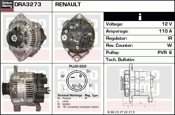 Alternateur Remanufactured REMY (Light Duty)