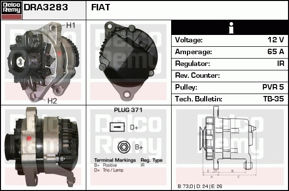 Alternateur Remanufactured REMY (Light Duty)