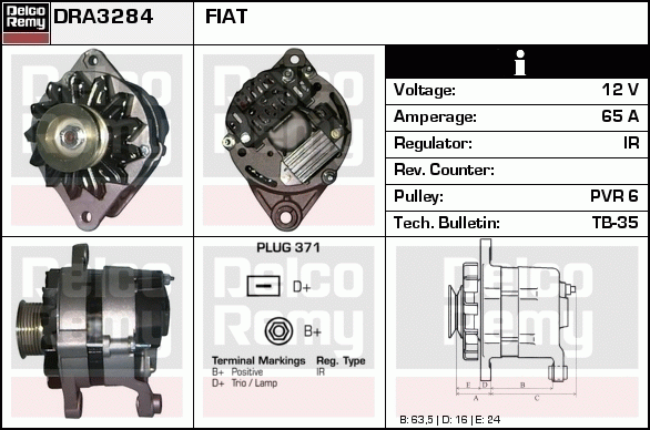 Alternateur Remanufactured REMY (Light Duty)