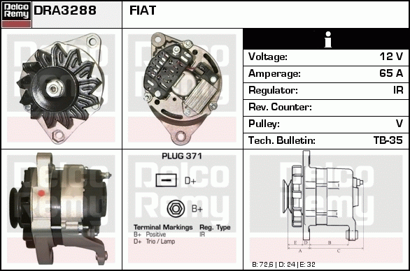 Alternateur Remanufactured REMY (Light Duty)