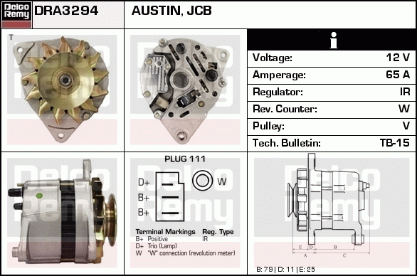 Alternateur Remanufactured REMY (Light Duty)