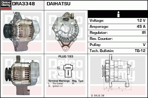 Alternateur Remanufactured REMY (Light Duty)