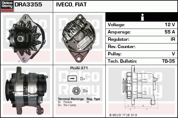 Alternateur Remanufactured REMY (Light Duty)