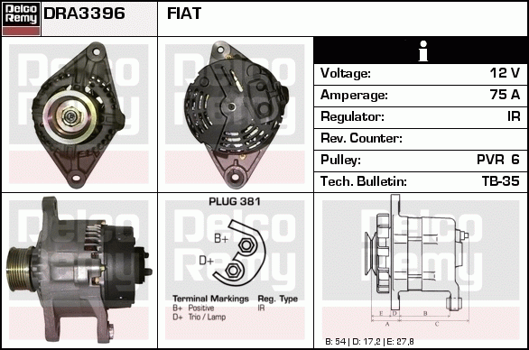 Alternateur Remanufactured REMY (Light Duty)