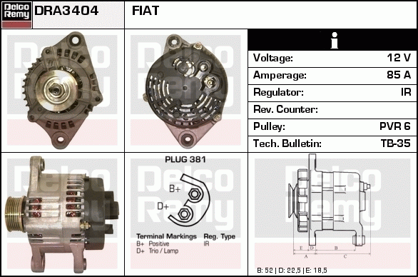 Alternateur Remanufactured REMY (Light Duty)