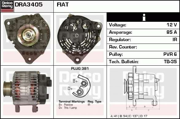 Alternateur Remanufactured REMY (Light Duty)
