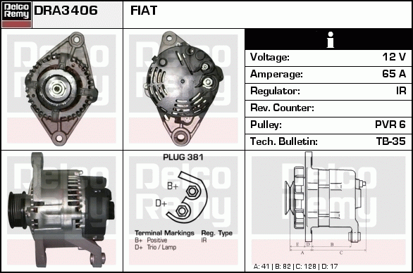 Alternateur Remanufactured REMY (Light Duty)