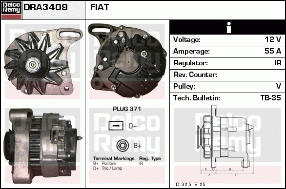 Alternateur Remanufactured REMY (Light Duty)