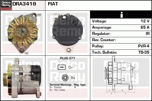 Alternateur Remanufactured REMY (Light Duty)