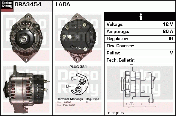 Alternateur Remanufactured REMY (Light Duty)