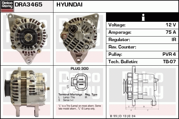 Alternateur Remanufactured REMY (Light Duty)