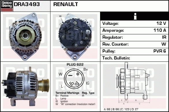 Alternateur Remanufactured REMY (Light Duty)