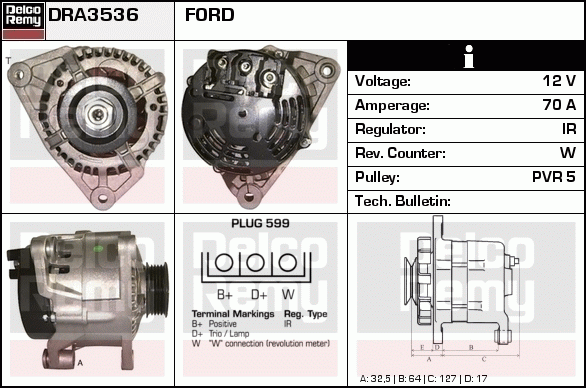 Alternateur Remanufactured REMY (Light Duty)