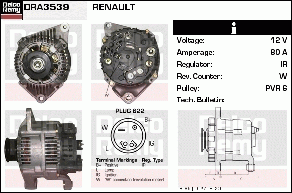 Alternateur Remanufactured REMY (Light Duty)