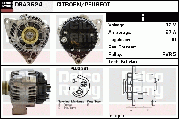 Alternateur Remanufactured REMY (Light Duty)