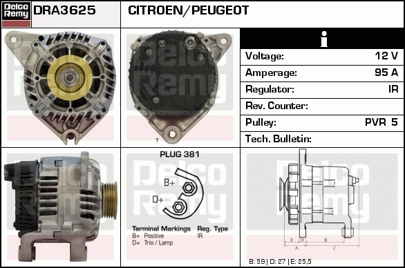 Alternateur Remanufactured REMY (Light Duty)