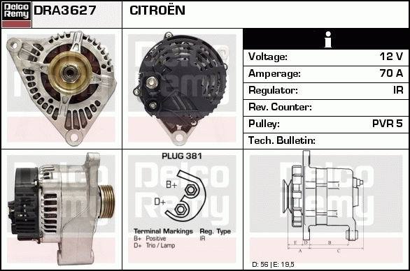 Alternateur Remanufactured REMY (Light Duty)