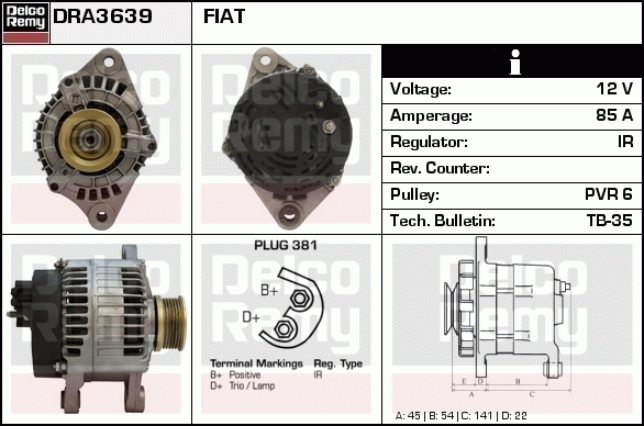 Alternateur Remanufactured REMY (Light Duty)