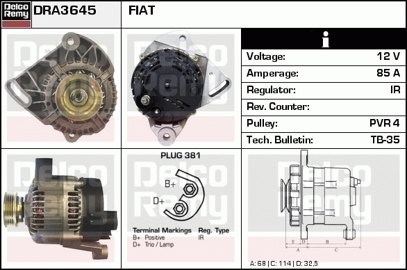 Alternateur Remanufactured REMY (Light Duty)