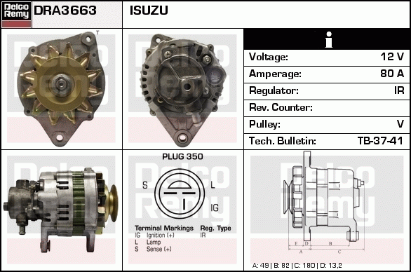 Alternateur Remanufactured REMY (Light Duty)