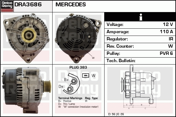 Alternateur Remanufactured REMY (Light Duty)