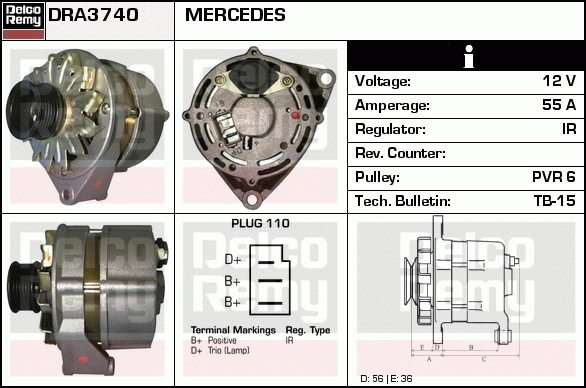 Alternateur Remanufactured REMY (Light Duty)