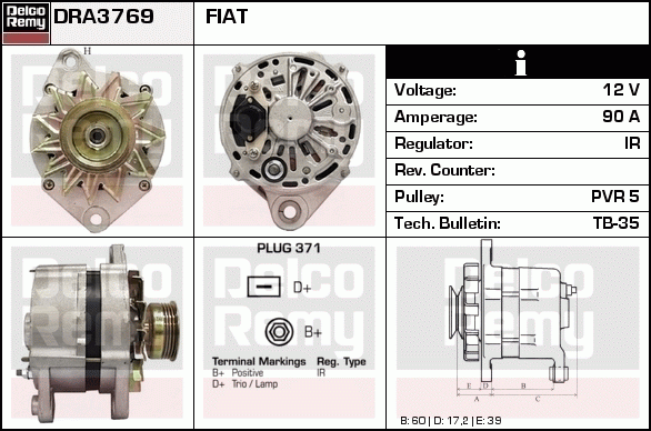 Alternateur Remanufactured REMY (Light Duty)