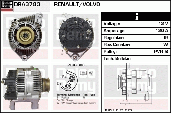 Alternateur Remanufactured REMY (Light Duty)