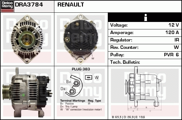 Alternateur Remanufactured REMY (Light Duty)