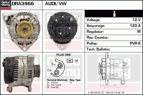 Alternateur Remanufactured REMY (Light Duty)