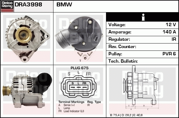 Alternateur Remanufactured REMY (Light Duty)